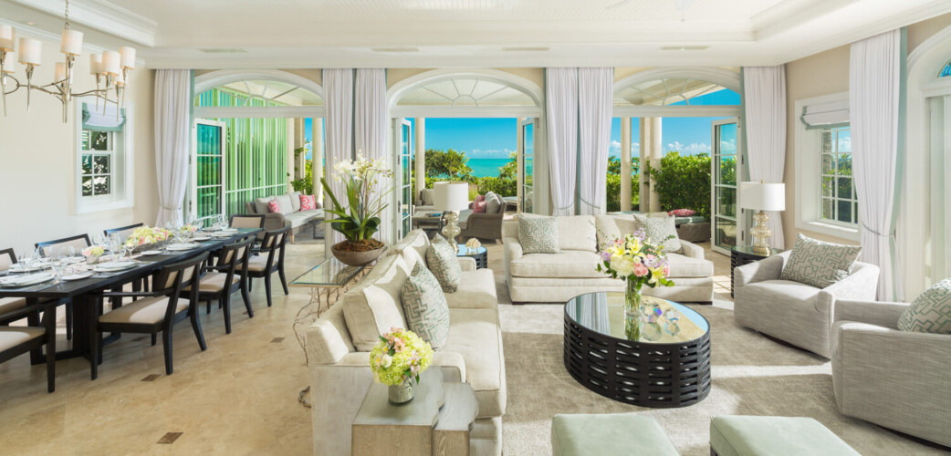 Shore Club villas seating