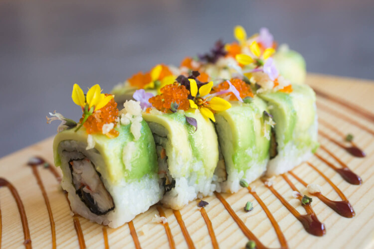 Shore Club sushi platter