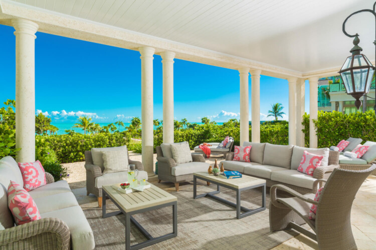 Shore Club villas patio view
