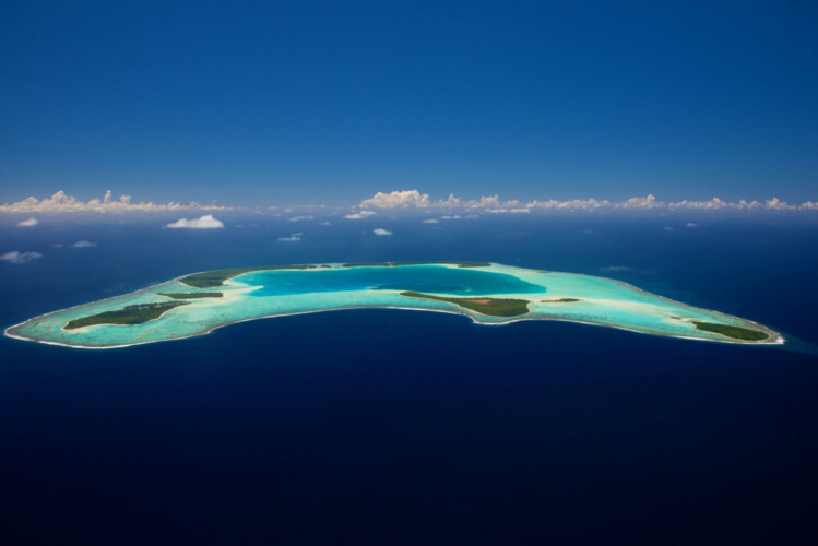 The Brando ring of small islands French Polynesia