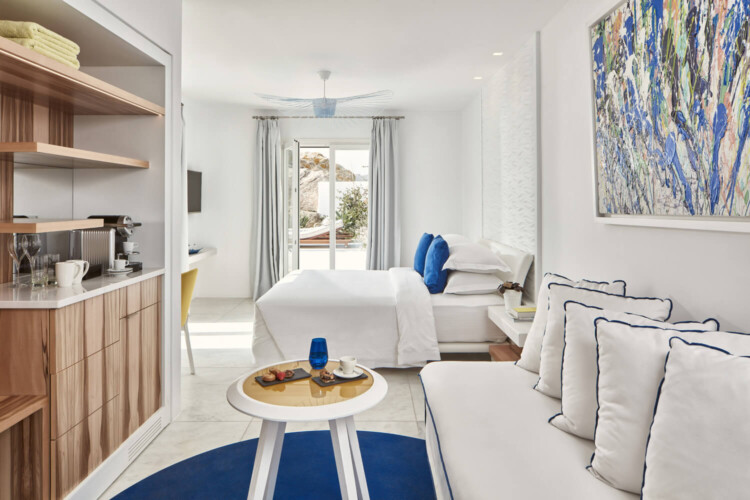 Myconian Ambassador guest suite